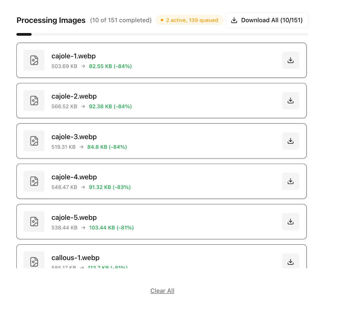 Updated Status Experience with Virtualized List